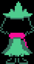 Ralsei back sprite Blank Meme Template