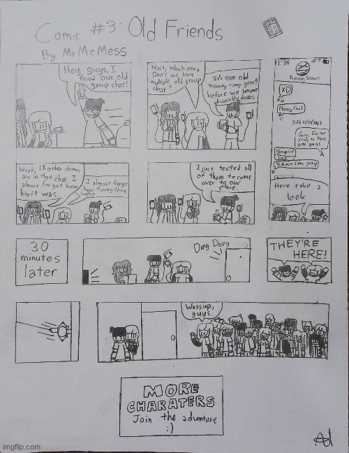 I'M BACK! Also check out my other comic in my user, 1 and 2 are in there if you scroll far enough | image tagged in murder drones,comic | made w/ Imgflip meme maker