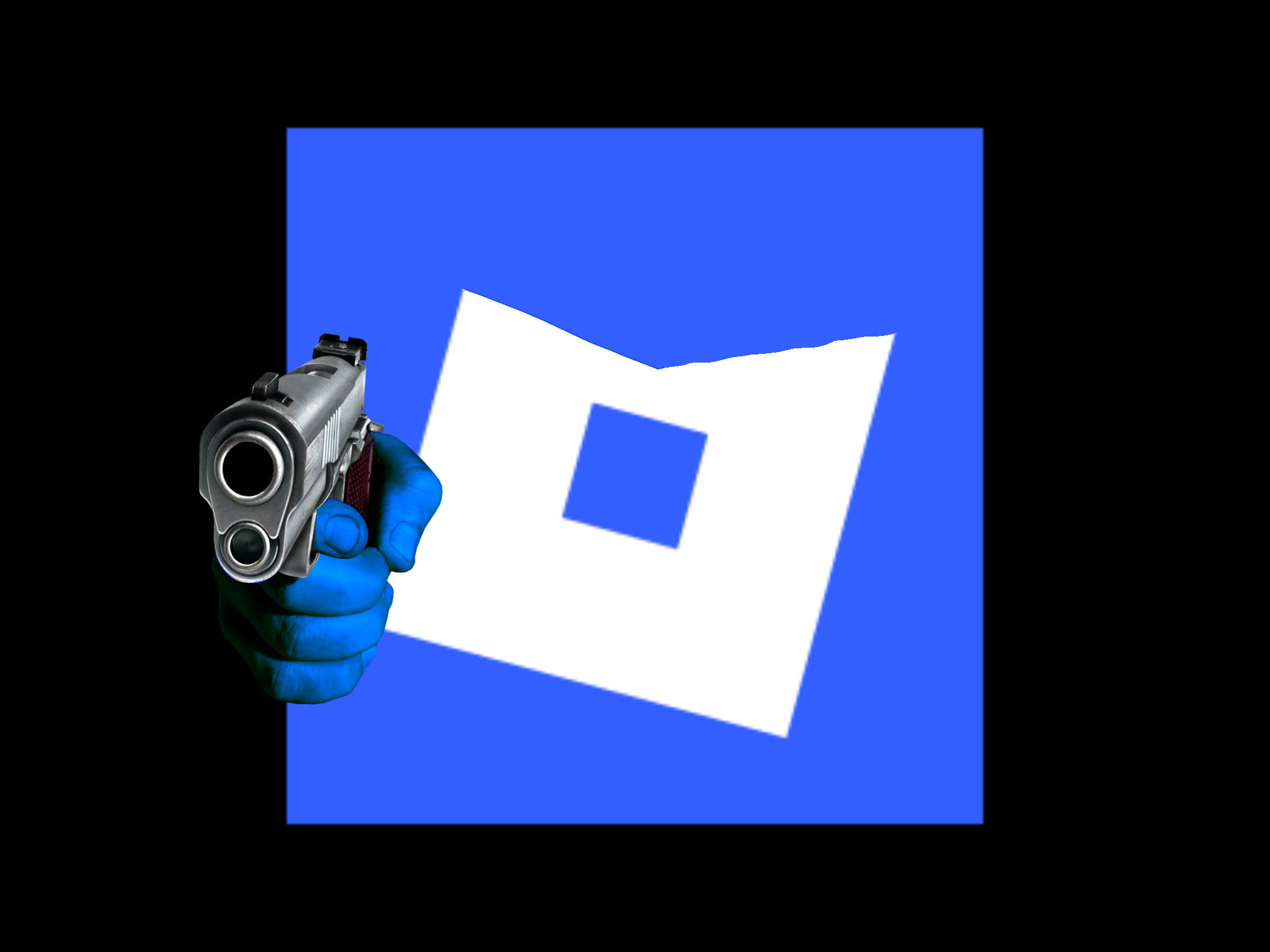 GTR364 Holding a Gun Blank Meme Template