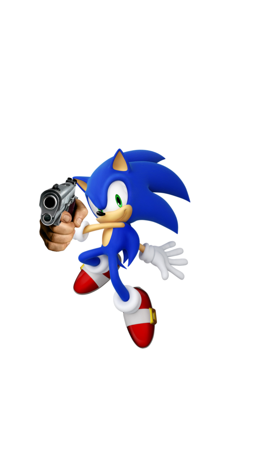 sonic gun Blank Meme Template