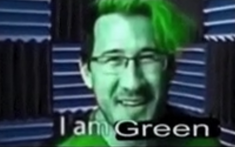 i am green (high quality) Blank Meme Template