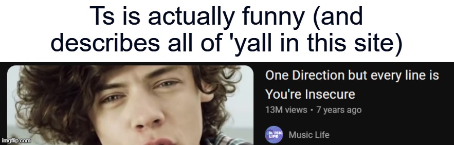 Ts is actually funny (and describes all of 'yall in this site) | made w/ Imgflip meme maker