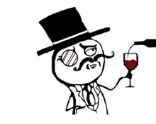 posh, rich, wine, fancy Blank Meme Template