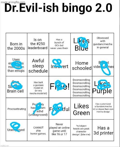 Mine turns | image tagged in dr evil-ish bingo 2 0 | made w/ Imgflip meme maker