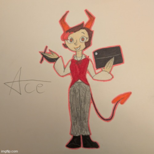 My sona if anybody cares | image tagged in ocs,persona,stop saying my sona looks like charlie morningstar,she's dumb and she's a coward,and my sona is not a coward | made w/ Imgflip meme maker