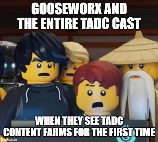 "Well... I think that's enough social media for the rest of my life" | GOOSEWORX AND THE ENTIRE TADC CAST; WHEN THEY SEE TADC CONTENT FARMS FOR THE FIRST TIME | image tagged in ninjago coumputer,gooseworx,tadc,the amazing digital circus,pomni pooping | made w/ Imgflip meme maker