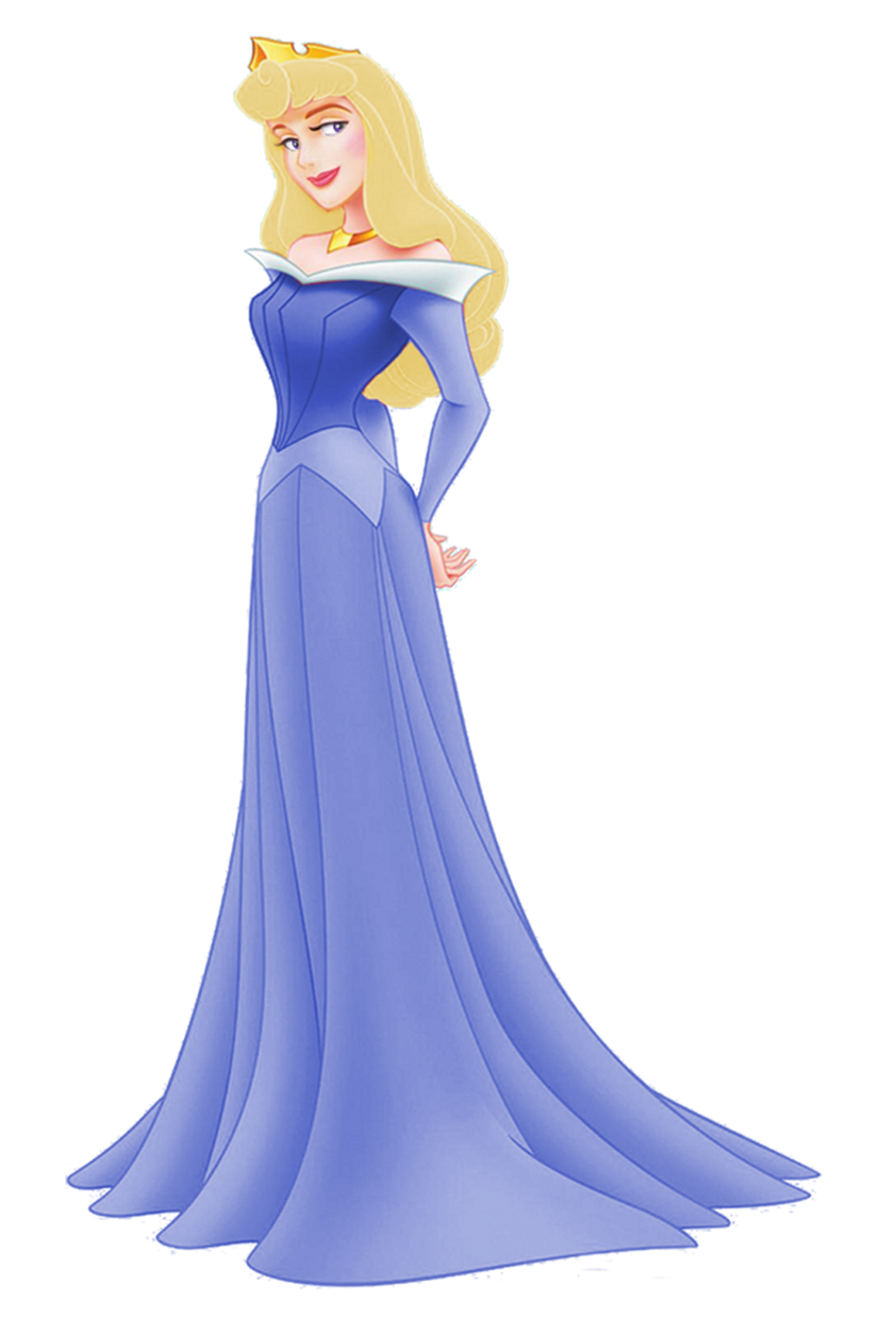 Princess Aurora Briar Rose Wearing Her Blue Dress Blank Meme Template