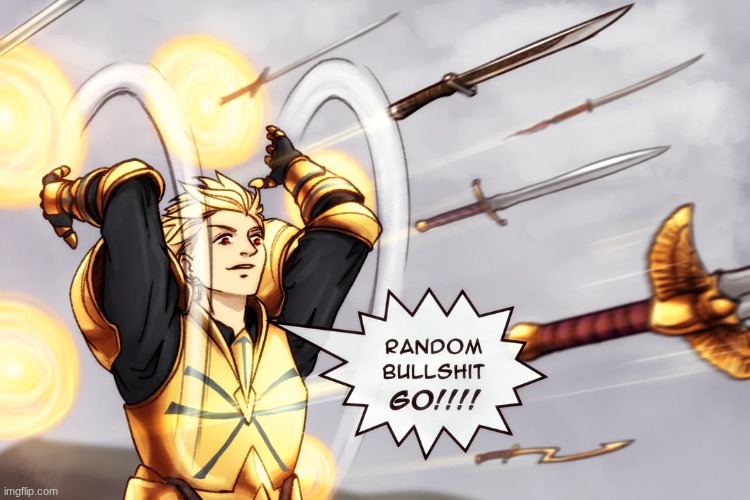 image tagged in fate,gilgamesh | made w/ Imgflip meme maker