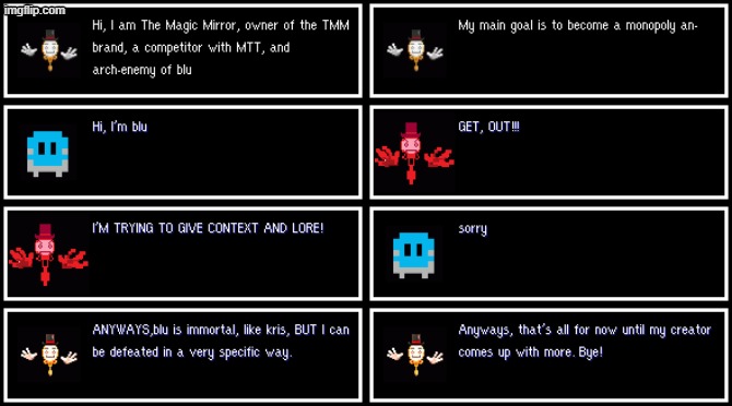 my 2 OC's! | image tagged in oc,undertale,deltarune,just one boss | made w/ Imgflip meme maker