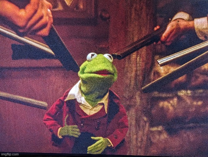 Kermit Gun Meme | image tagged in funny,template,kermit the frog | made w/ Imgflip meme maker