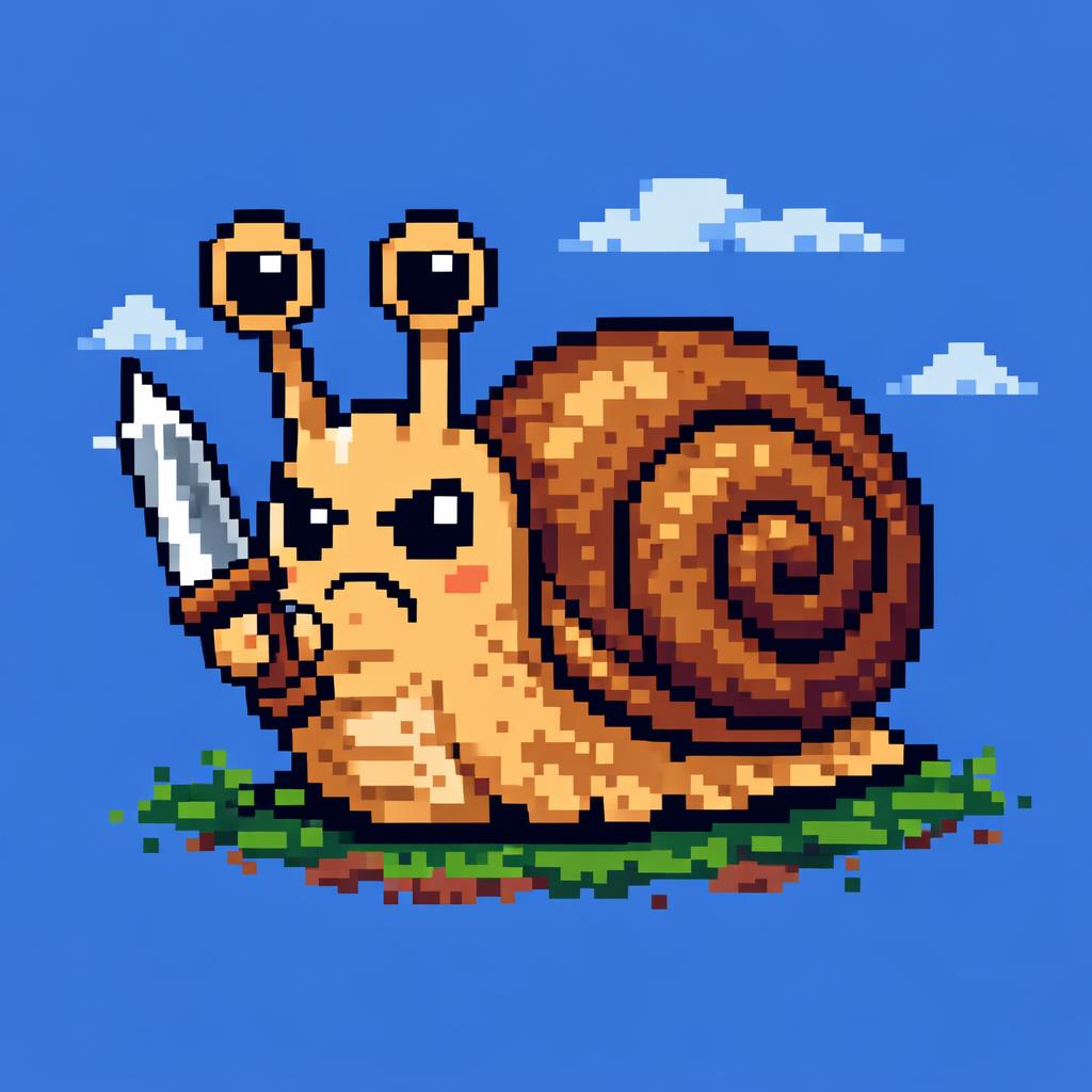 High Quality Snail with knife Blank Meme Template