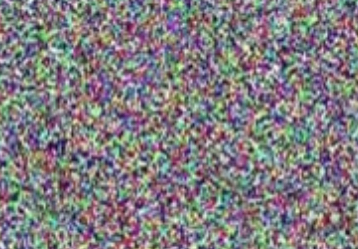 colorful static Blank Meme Template