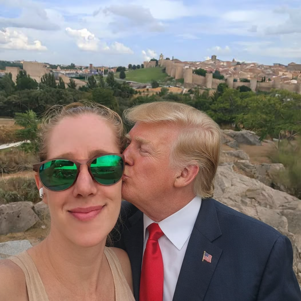 Trump Loves White Female Liberals Blank Meme Template