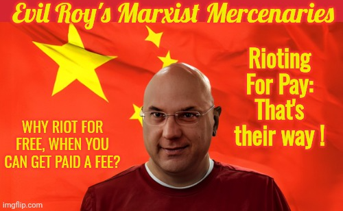 Evil Roy Singham's paid protestors Blank Meme Template