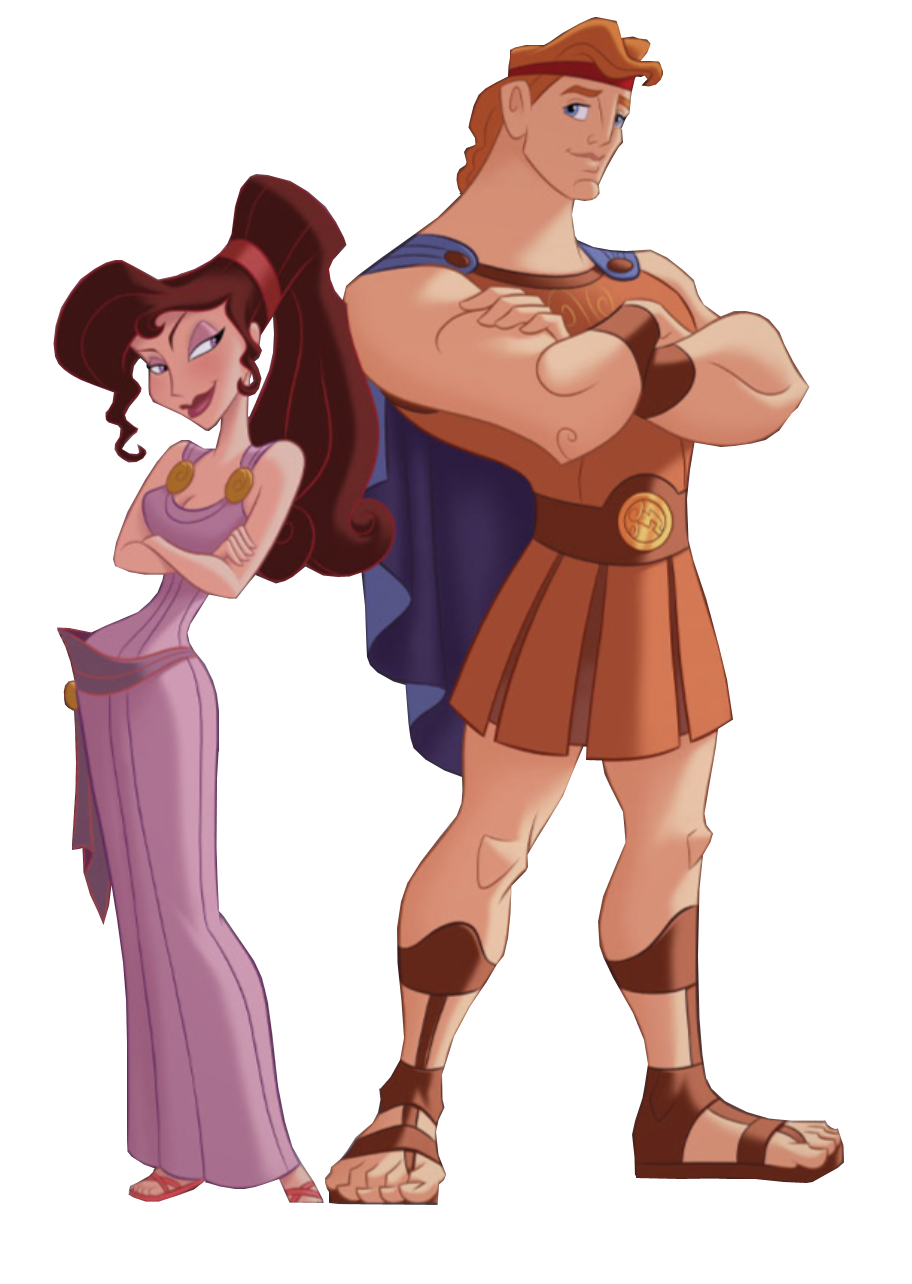 PNG Hercules y Megara Disney Blank Meme Template