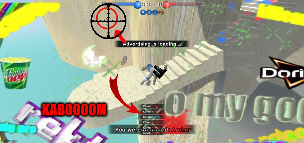 I'm so good at dis game >XD | KABOOOOM | image tagged in dumbass,dumb,mlg,not funny,kaboom,allahu akbar | made w/ Imgflip meme maker