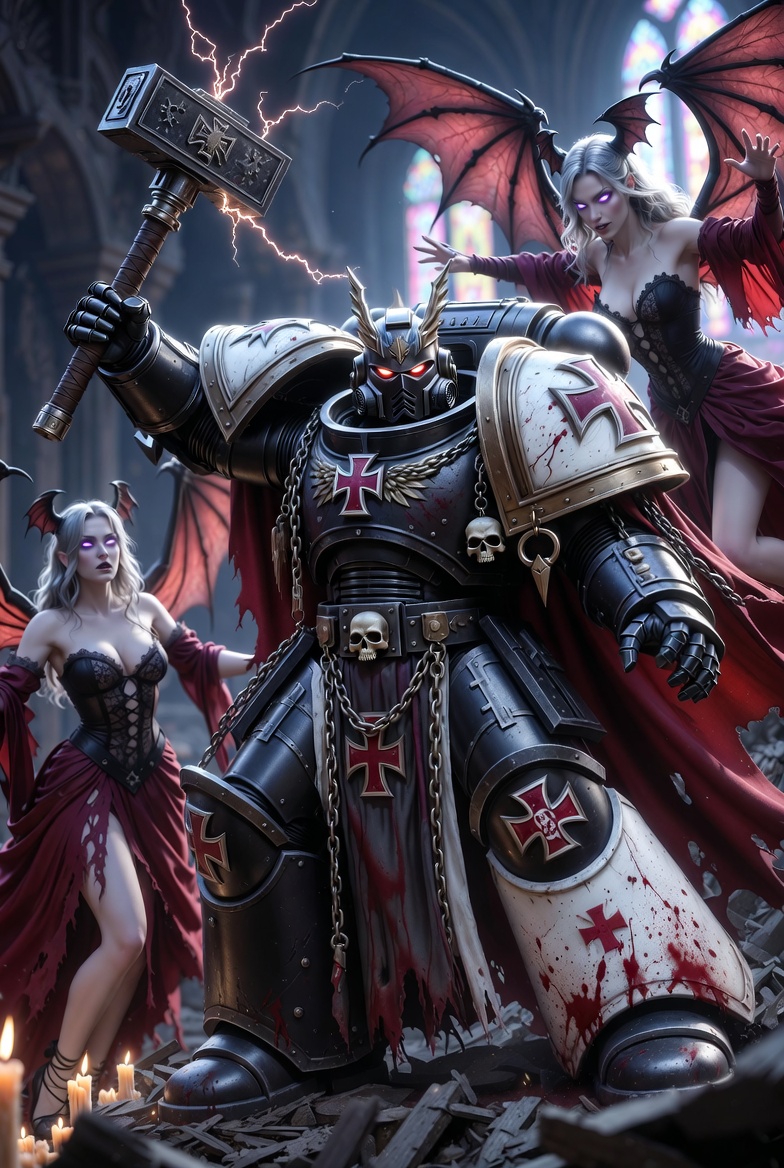 WH40K CRUSADER Blank Meme Template