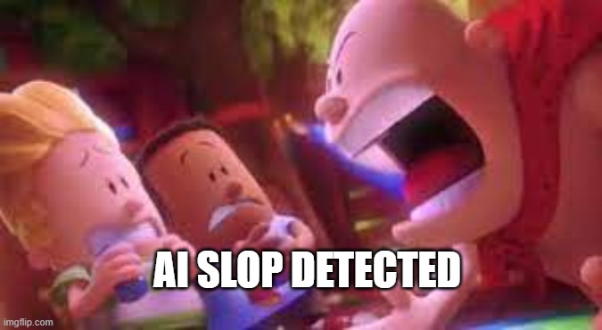 mr krupp SCREAMING | AI SLOP DETECTED | image tagged in mr krupp screaming | made w/ Imgflip meme maker