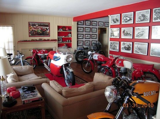 Indoor Motorcycles Blank Meme Template