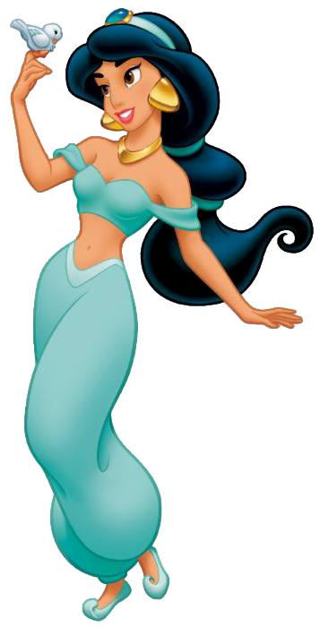 Princess Jasmine Has a Bird on her Finger Blank Meme Template