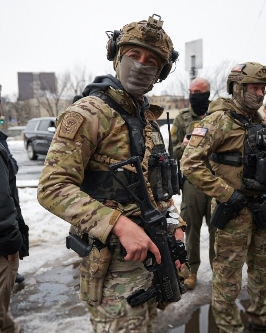 ICE agent Blank Meme Template