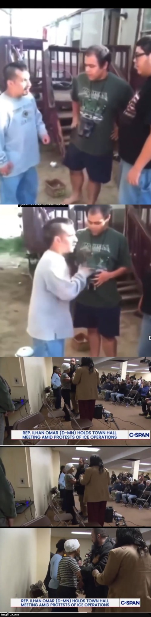 We seen this before... | image tagged in wtf,staged,fakefight | made w/ Imgflip meme maker