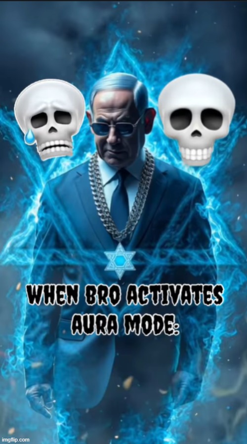 blue aura with dead palestian children | made w/ Imgflip meme maker