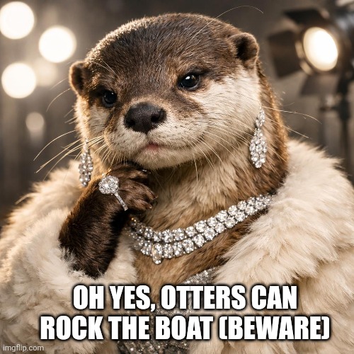 OH YES, OTTERS CAN ROCK THE BOAT (BEWARE) | made w/ Imgflip meme maker
