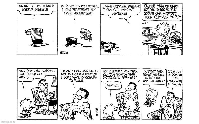 image tagged in calvin and hobbes,comics | made w/ Imgflip meme maker