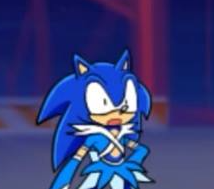 Surprised Sonic face Blank Meme Template