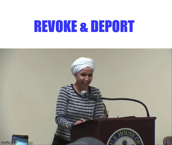 She Qualifies ENEMY WITHIN | REVOKE & DEPORT | made w/ Imgflip meme maker