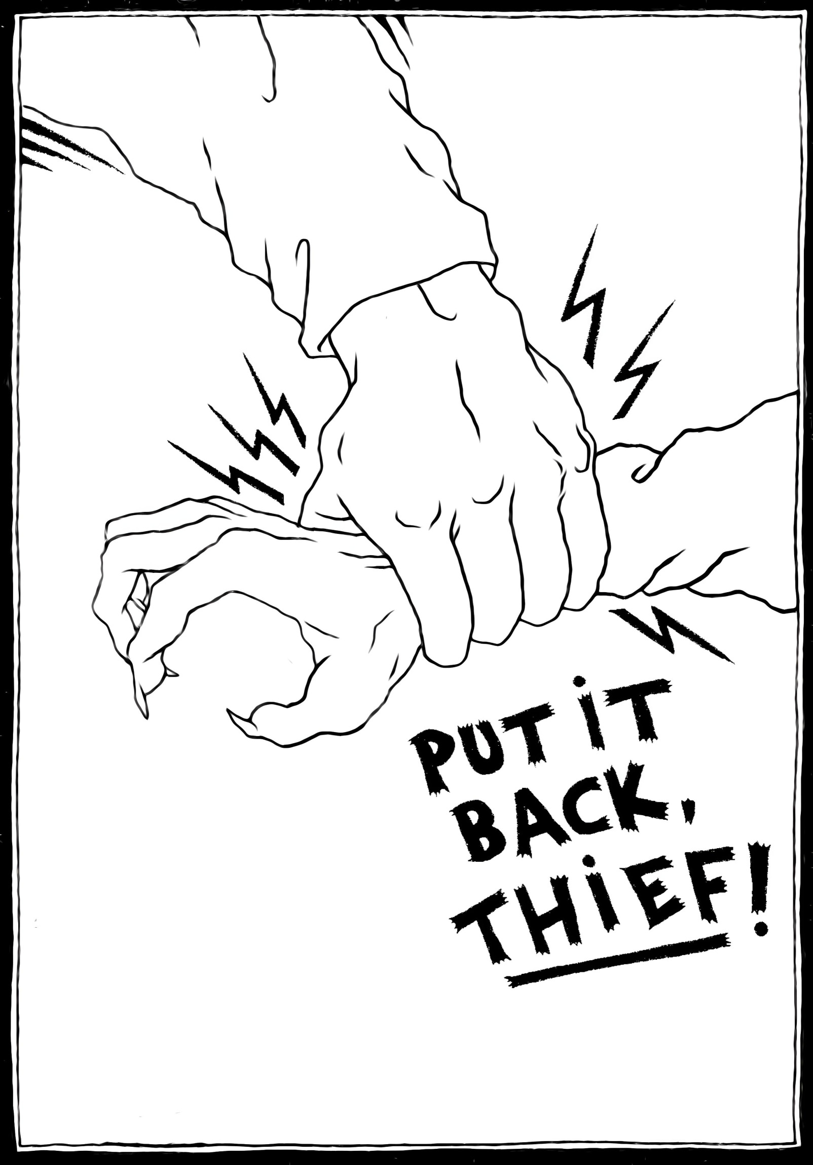 put it back thief Blank Meme Template