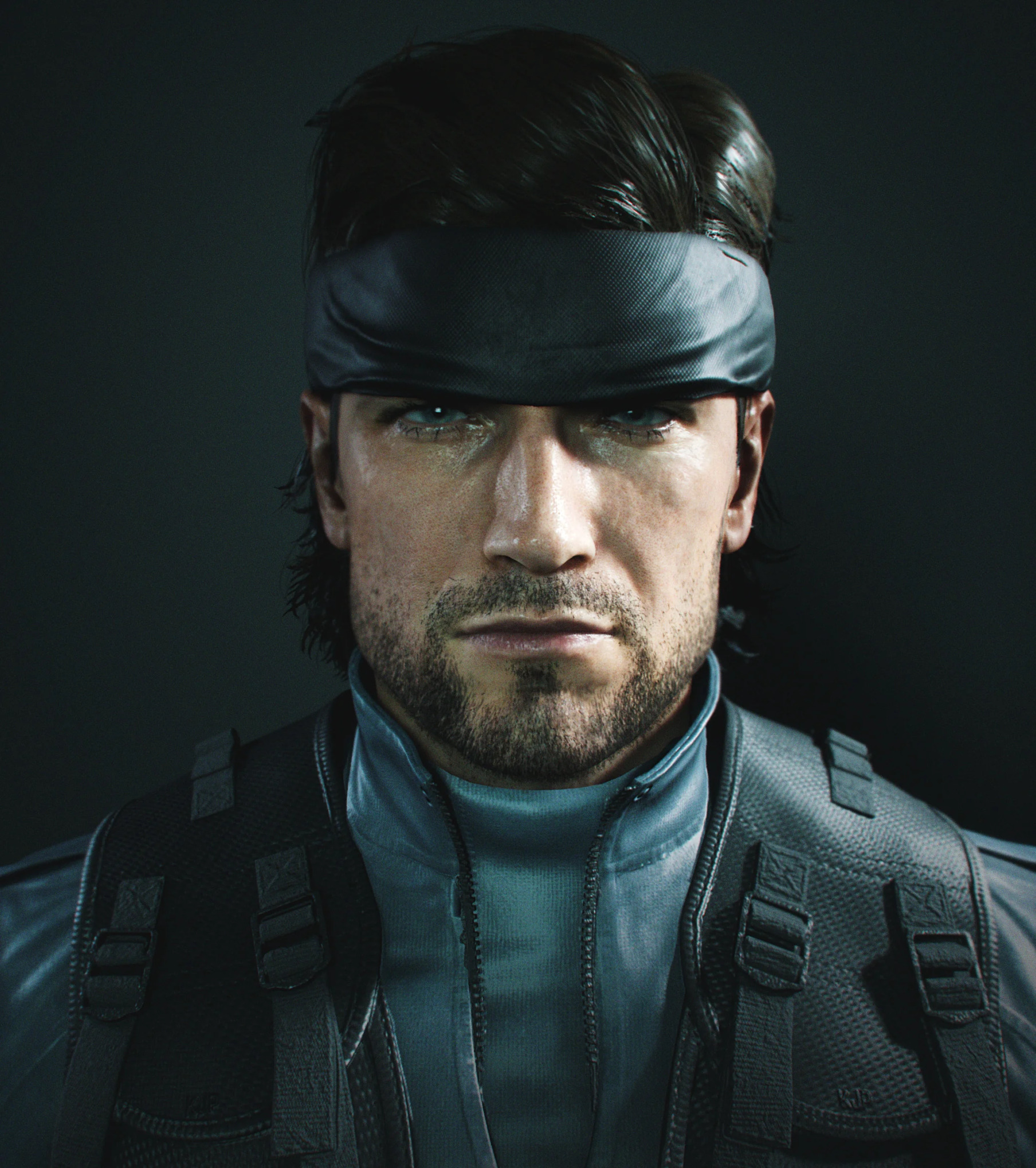 Solid snake invisible Blank Meme Template