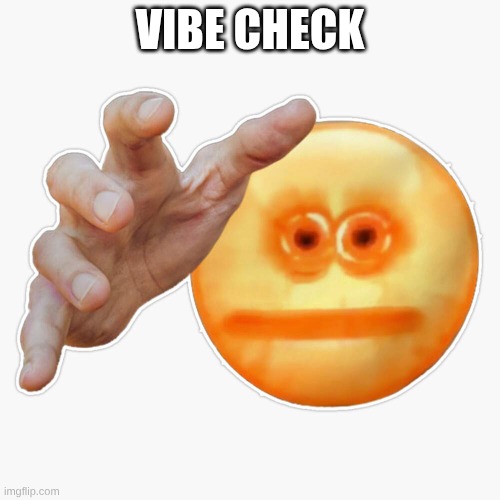 . | VIBE CHECK | image tagged in vibe check | made w/ Imgflip meme maker