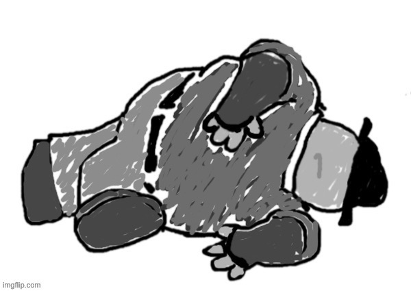 Aileron death pose | image tagged in aileron death pose | made w/ Imgflip meme maker