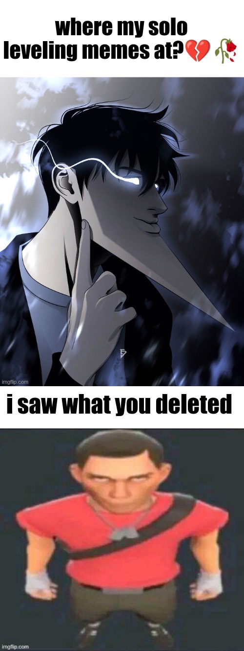 image tagged in i saw what you deleted scout | made w/ Imgflip meme maker