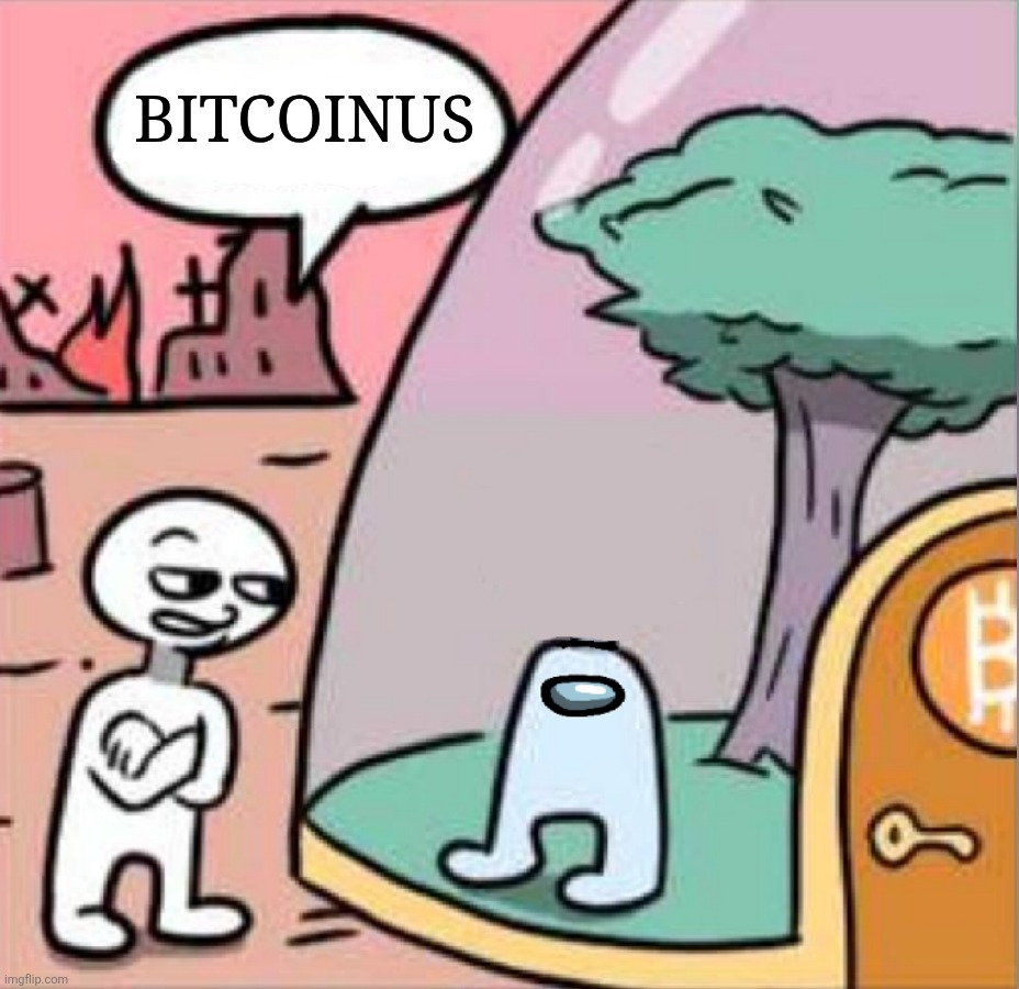 amogus | BITCOINUS | image tagged in amogus | made w/ Imgflip meme maker