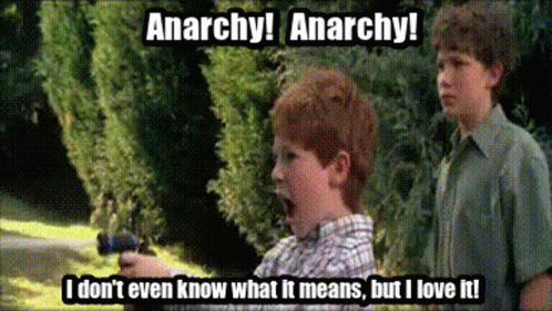 High Quality Anarchy! Anarchy! Talladega Nights Blank Meme Template