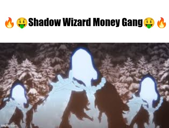 Shadowwizardmoneygang | 🔥🤑Shadow Wizard Money Gang🤑🔥 | made w/ Imgflip meme maker