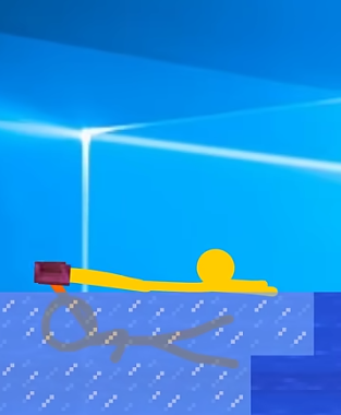 Frost Walker (Alan Becker) Blank Meme Template