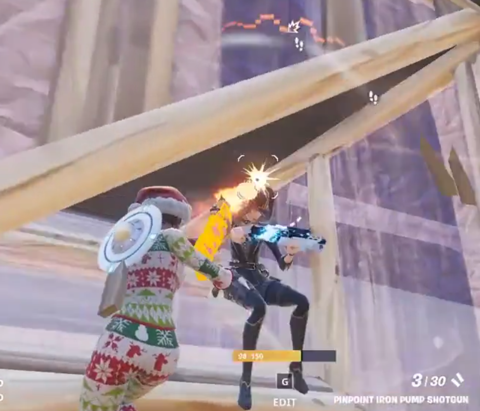 2v1ing teammate blamer getting full pieced clipped and 200 pumpd Blank Meme Template