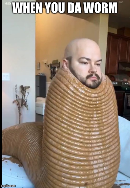 WHEN YOU DA WORM | made w/ Imgflip meme maker