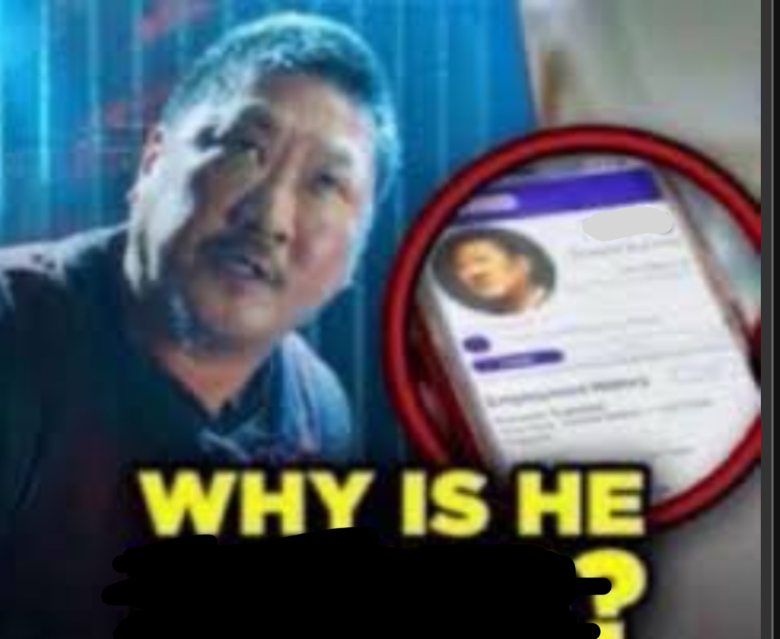 Why is he ….? Blank Meme Template