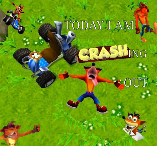 High Quality Crashing out Blank Meme Template