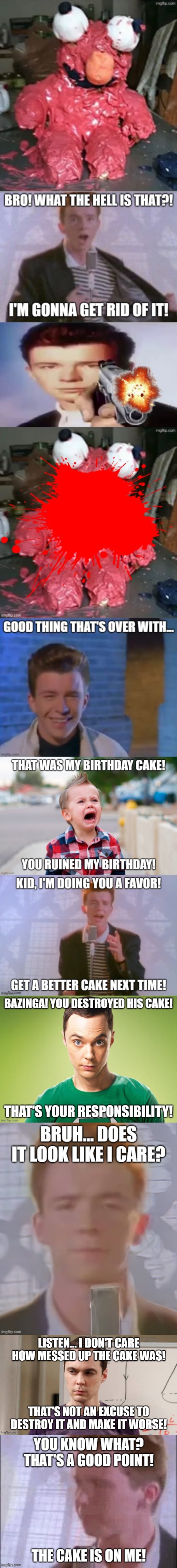 The new cake is your responsibility | made w/ Imgflip meme maker