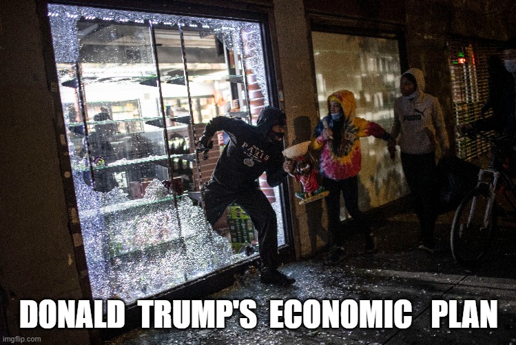 MAGA Economics | DONALD  TRUMP'S  ECONOMIC   PLAN | image tagged in maga | made w/ Imgflip meme maker