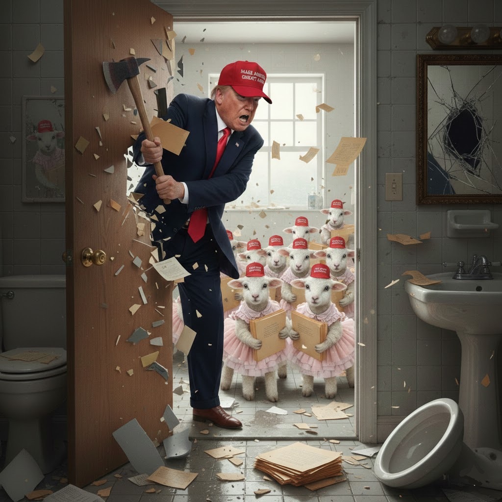 HERE COMES DONNIE! Blank Meme Template