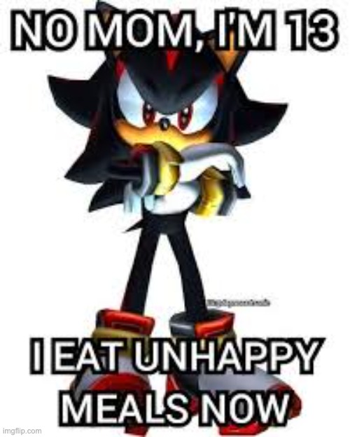 "Unhappy meal" | image tagged in memes,funny,shadow,happy meal | made w/ Imgflip meme maker