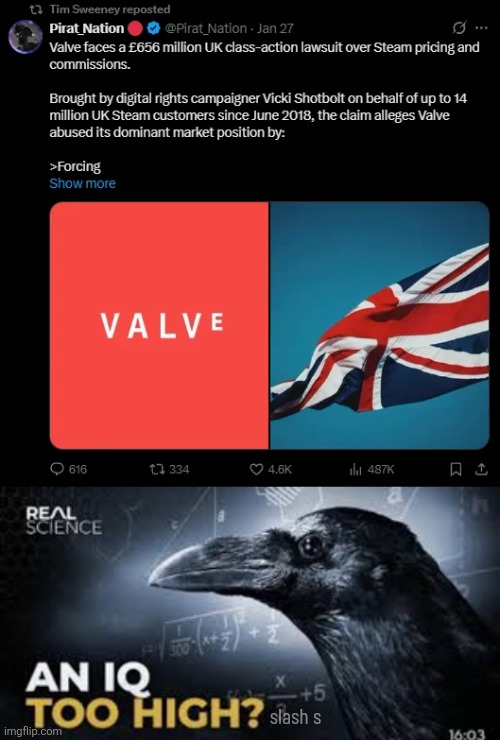 ​ | slash s | made w/ Imgflip meme maker