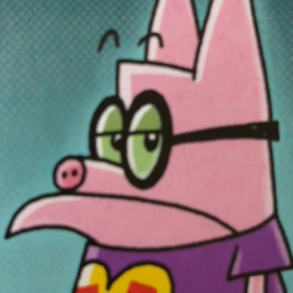 Piggy face Blank Meme Template